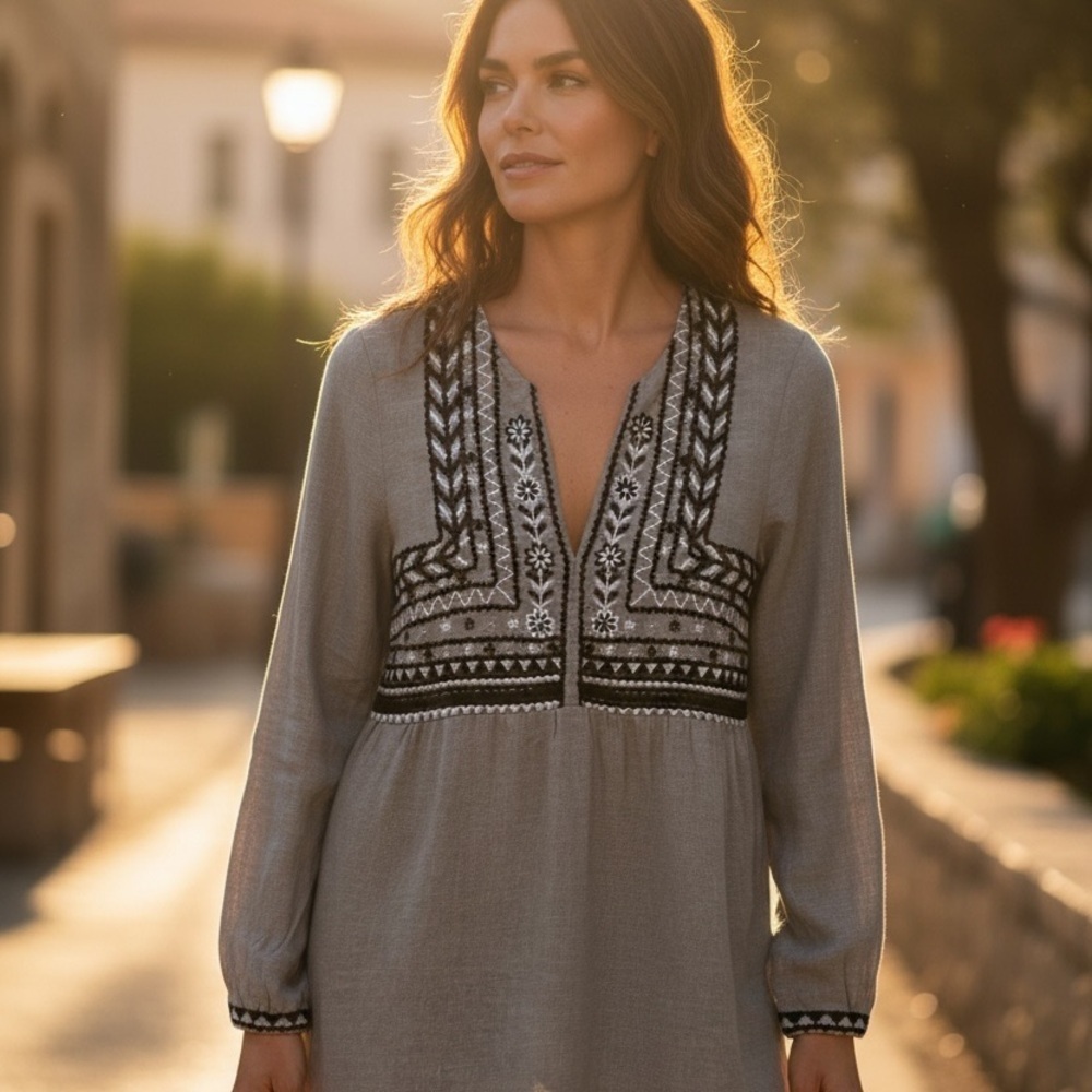 Zara Gray Knit Top